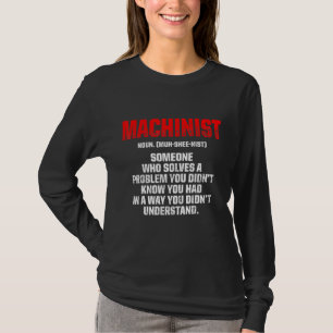 機械加工装置問題マシンオペレータ機械加工8 Tシャツ