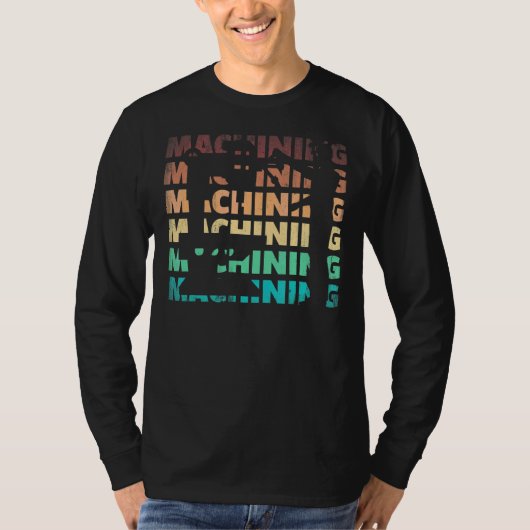 機械加工CNC機械工 Tシャツ (正面)