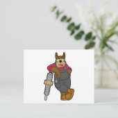 機械士としての犬とスパークプラグ ポストカード (スタンド正面)