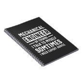 機械工おもしろい士ギフト ノートブック (右側)