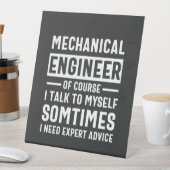 機械工おもしろい士ギフト 台座サイン (インサイチュ)