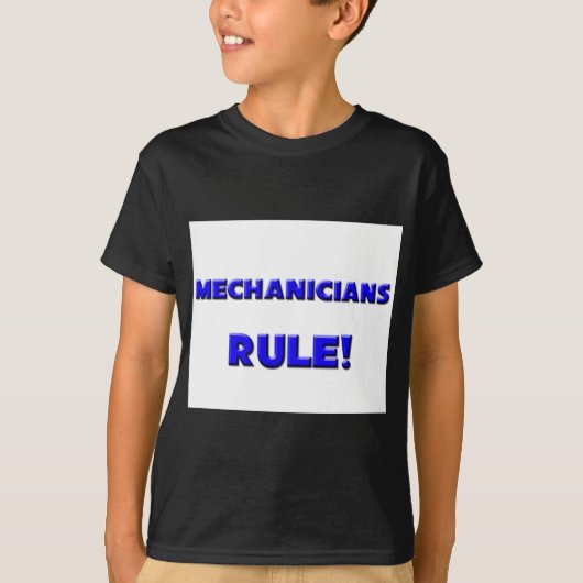 機械工の規則! Tシャツ (正面)
