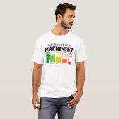 機械工の電池寿命 Tシャツ (正面フル)