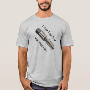 機械工はIそのティーを叩くことができます Tシャツ