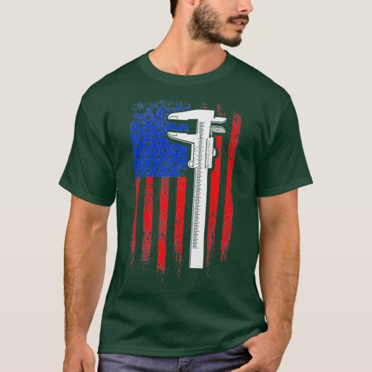 機械工インスパイア士による機械加工 Tシャツ (正面)