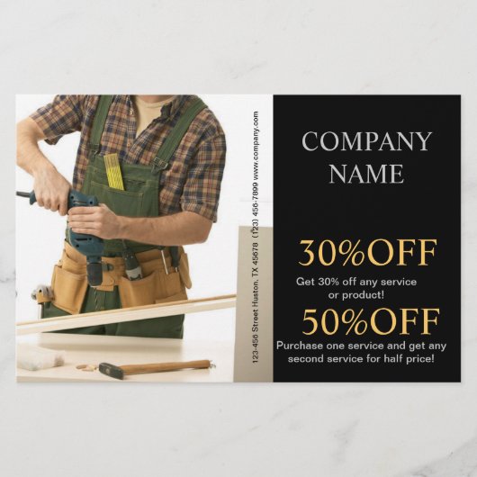 機械工具建築大工 チラシ (正面)