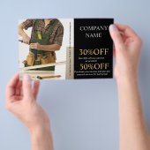 機械工具建築大工 チラシ (ハンドル)