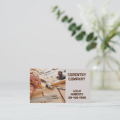 機械工具建築大工 名刺 (スタンド正面)