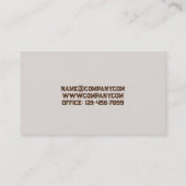 機械工具建築大工 名刺 (裏面)