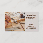 機械工具建築大工 名刺 (正面)