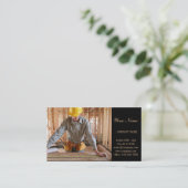 機械工具建築大工 名刺 (スタンド正面)