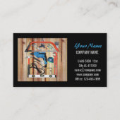 機械工具手工大工建築 名刺 (正面)