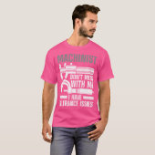 機械工向けの面白い機械工芸術 Tシャツ (正面フル)