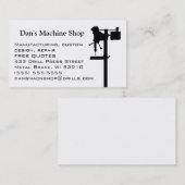 機械工場の名刺 名刺 (正面/裏面)
