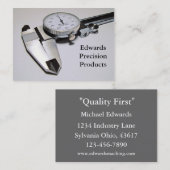 機械工場 名刺 (正面/裏面)