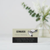 機械工場 名刺 (スタンド正面)