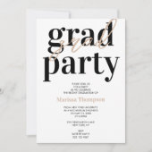 機械工士大学卒業 招待状 (正面)