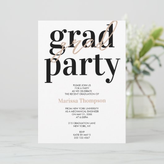 機械工士大学卒業 招待状 (スタンド正面)