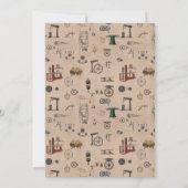 機械工士大学卒業 招待状 (裏面)