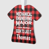 機械工士大学専攻ののみカッコいいの人 オーナメント (正面)