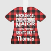 機械工士大学専攻ののみカッコいいの人 オーナメント (正面)