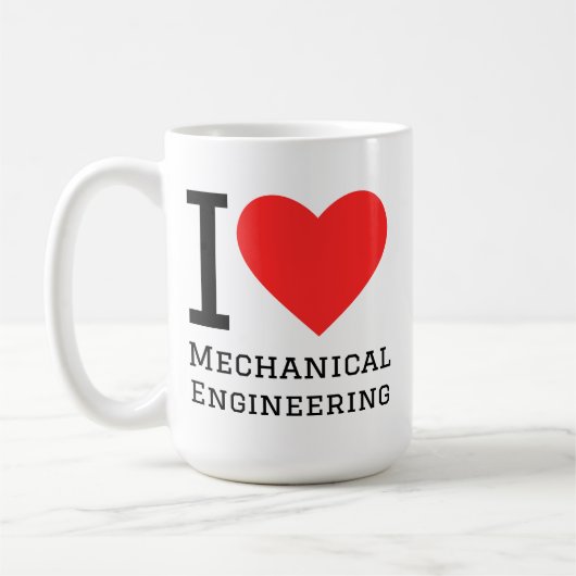 機械工学が好き コーヒーマグカップ (左)