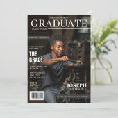 機械工学の雑誌写真卒業 招待状 (スタンド正面)