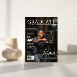 機械工学の雑誌写真卒業 招待状