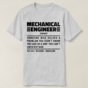 機械工学クラシカル名詞車クール好 Tシャツ