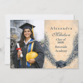 機械工学卒業生のパーティー写真 案内状 (正面)