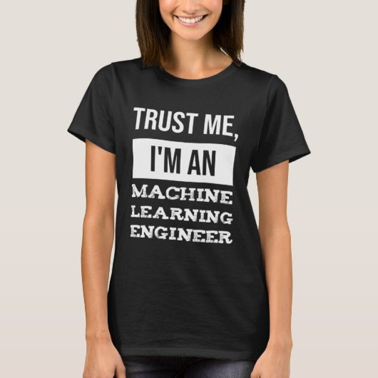 機械工学士コンピューター科学者データ Tシャツ (正面)