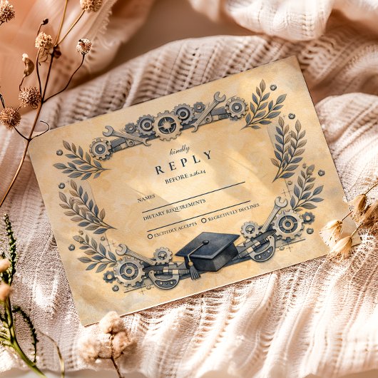 機械工学学位の卒業 出欠カード