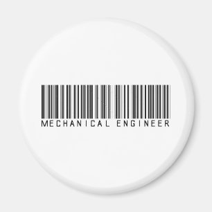 機械工学者のバーコード マグネット