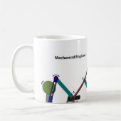 機械工学者のマグ コーヒーマグカップ (左)