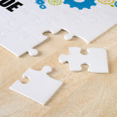 機械工学者の内部(ギアの頭脳) ジグソーパズル (側面)