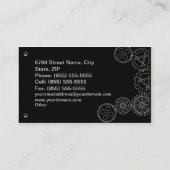 機械工学者の名刺 名刺 (裏面)