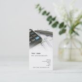 "機械工学者"の名刺 名刺 (スタンド正面)