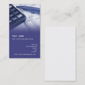 "機械工学者"の名刺 名刺 (正面/裏面)