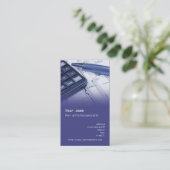 "機械工学者"の名刺 名刺 (スタンド正面)