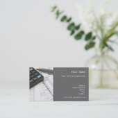 "機械工学者"の名刺 名刺 (スタンド正面)