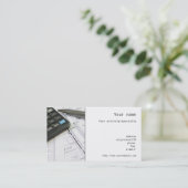 "機械工学者"の名刺 名刺 (スタンド正面)