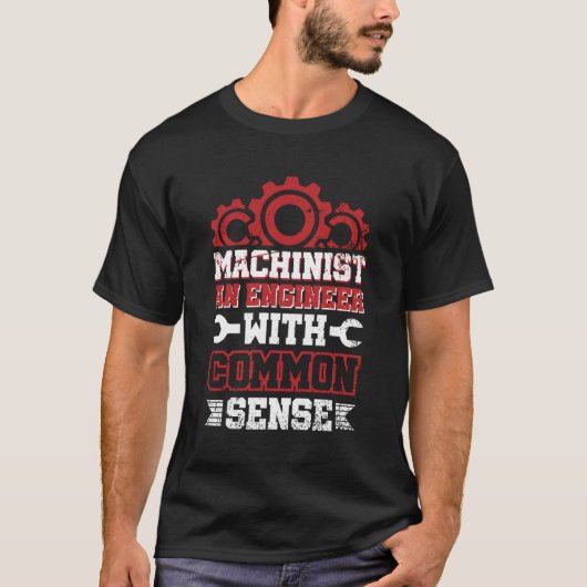 機械工整備士機械操作者 Tシャツ (正面)