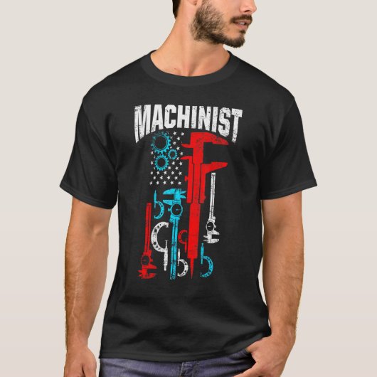 機械工機械オペレーター機械加工 53 Tシャツ (正面)