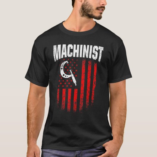 機械工機械オペレーター機械加工 79 Tシャツ (正面)