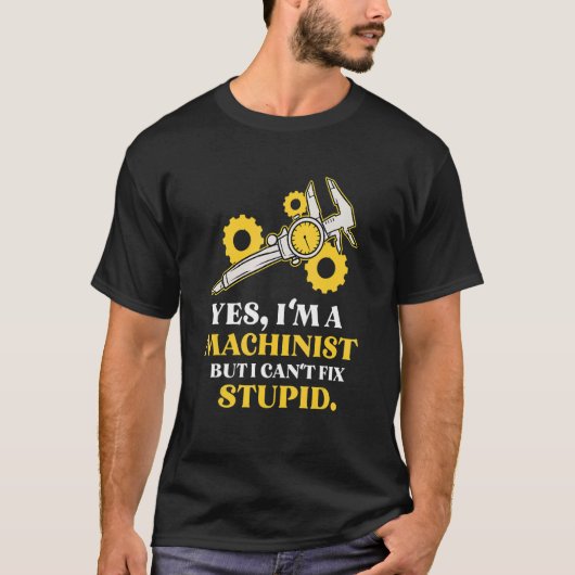 機械工芸機械オペレーターツール計画 Tシャツ (正面)
