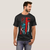 機械工 マシーンオペレーター 機械加工 52 Tシャツ (正面フル)