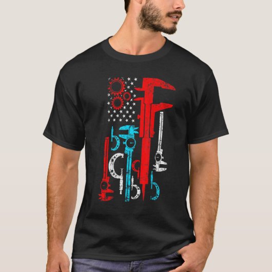 機械工 マシーンオペレーター 機械加工 57 Tシャツ (正面)