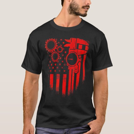 機械工 マシーンオペレーター 機械加工 60 Tシャツ (正面)