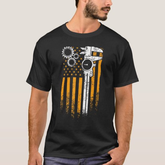 機械工 マシーンオペレーター 機械加工 90 Tシャツ (正面)