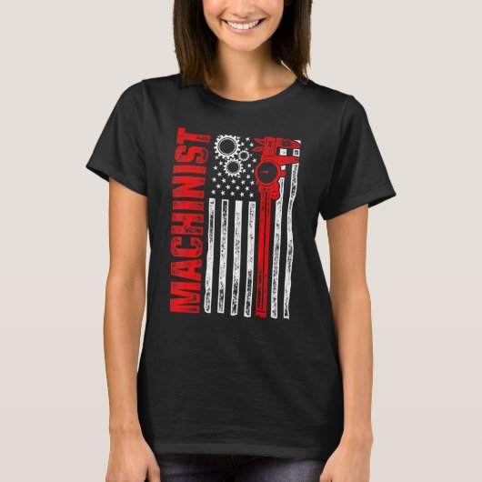 機械工 マシーンオペレーター 機械加工 94 Tシャツ (正面)